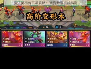 魔法英雄传三星攻略：难度升级挑战指南