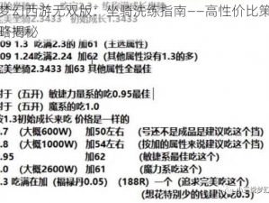 梦幻西游无双版：坐骑洗练指南——高性价比策略揭秘