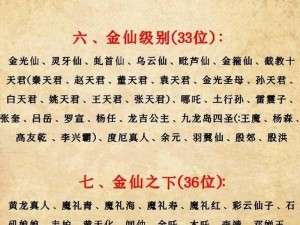 封神榜神通大全：揭秘古代神话中的超凡力量与智慧传承