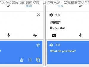 原子之心设置界面的翻译探索：从细节出发，呈现精准表达的艺术