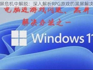 从黑屏危机中解脱：深入解析RPG游戏的黑屏解决办法