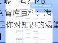 哈～c够了吗MBA智库百科【哈～c 够了吗？MBA 智库百科：满足你对知识的渴望】