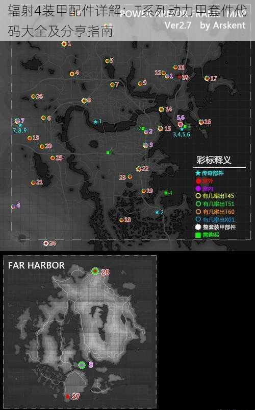 辐射4装甲配件详解：T系列动力甲套件代码大全及分享指南