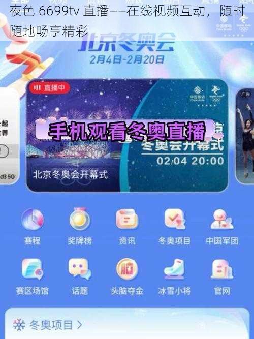 夜色 6699tv 直播——在线视频互动，随时随地畅享精彩