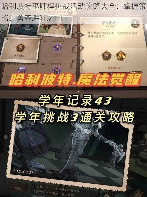 哈利波特巫师棋挑战活动攻略大全：掌握策略，勇夺胜利之门