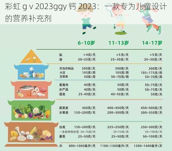 彩虹 gⅴ2023ggy 钙 2023：一款专为儿童设计的营养补充剂