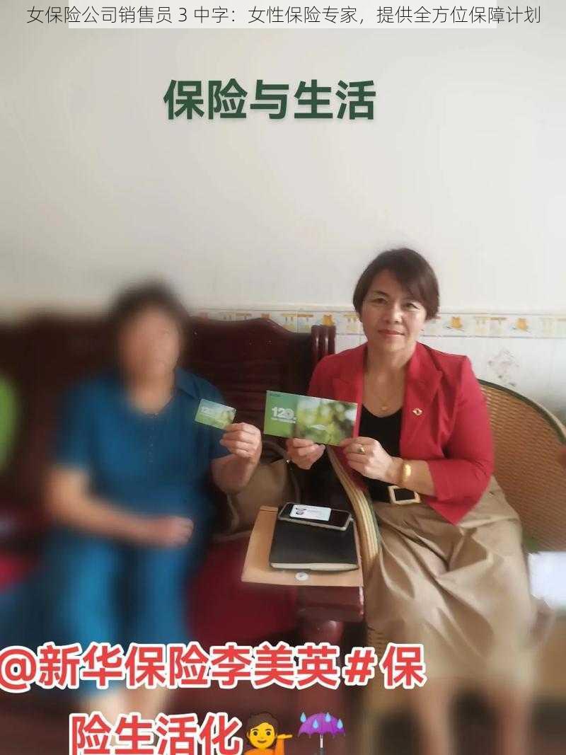 女保险公司销售员 3 中字：女性保险专家，提供全方位保障计划