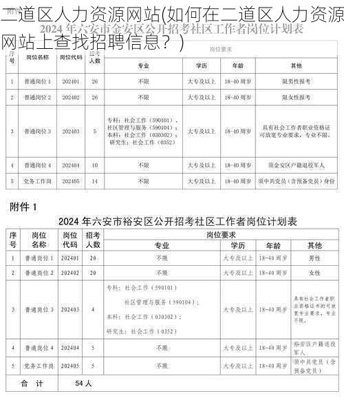 二道区人力资源网站(如何在二道区人力资源网站上查找招聘信息？)