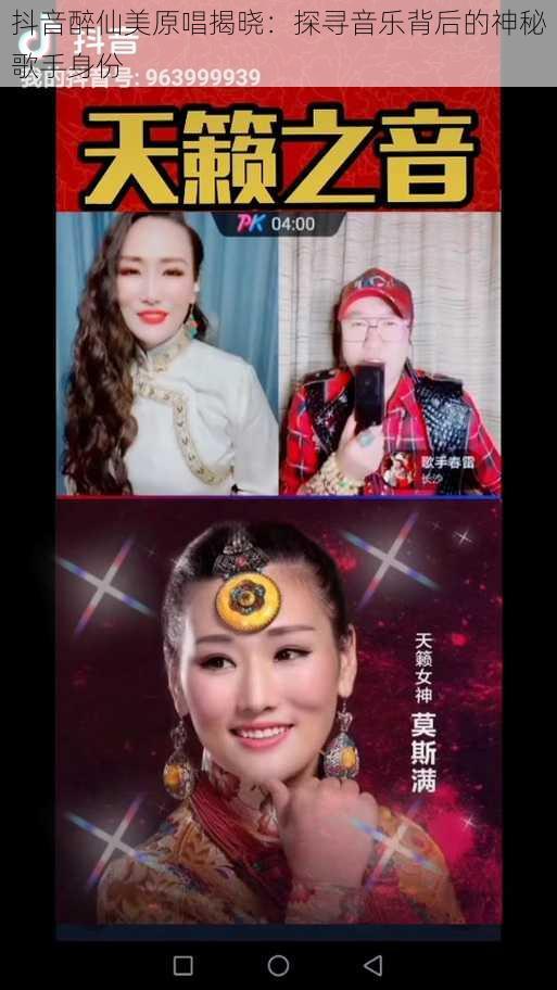 抖音醉仙美原唱揭晓：探寻音乐背后的神秘歌手身份