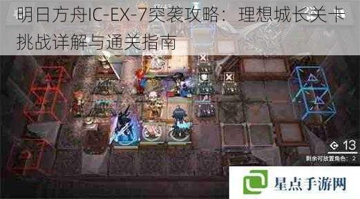 明日方舟IC-EX-7突袭攻略：理想城长关卡挑战详解与通关指南