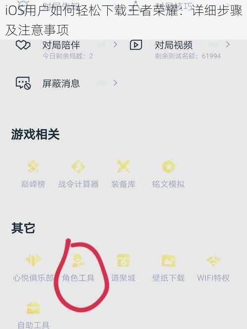 iOS用户如何轻松下载王者荣耀：详细步骤及注意事项