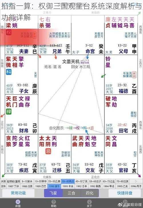 掐指一算：权御三国观星台系统深度解析与功能详解