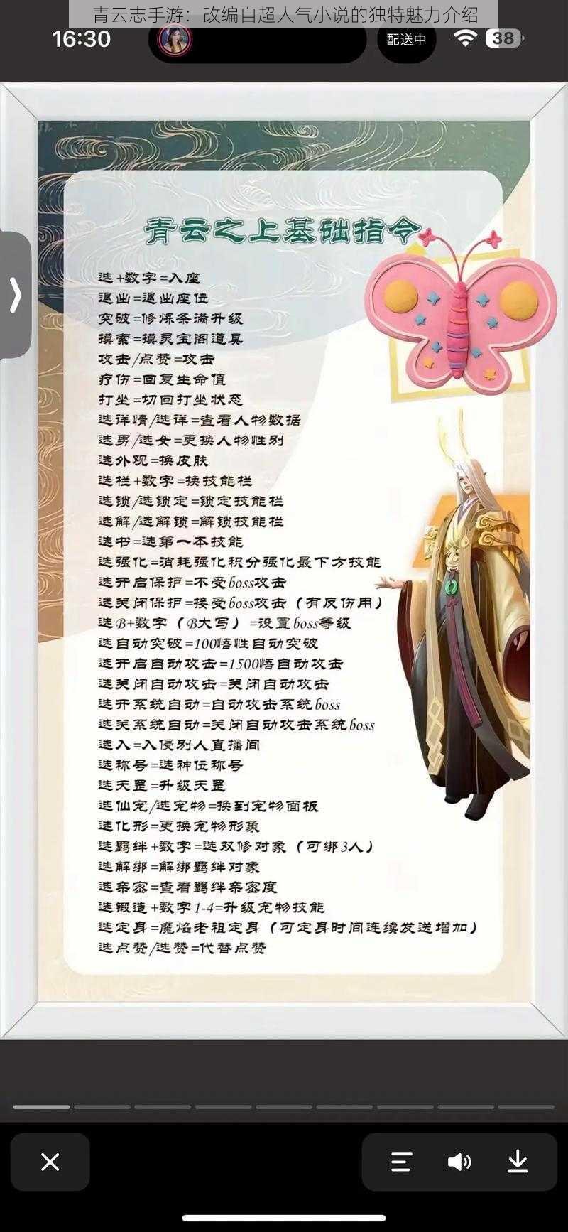 青云志手游：改编自超人气小说的独特魅力介绍